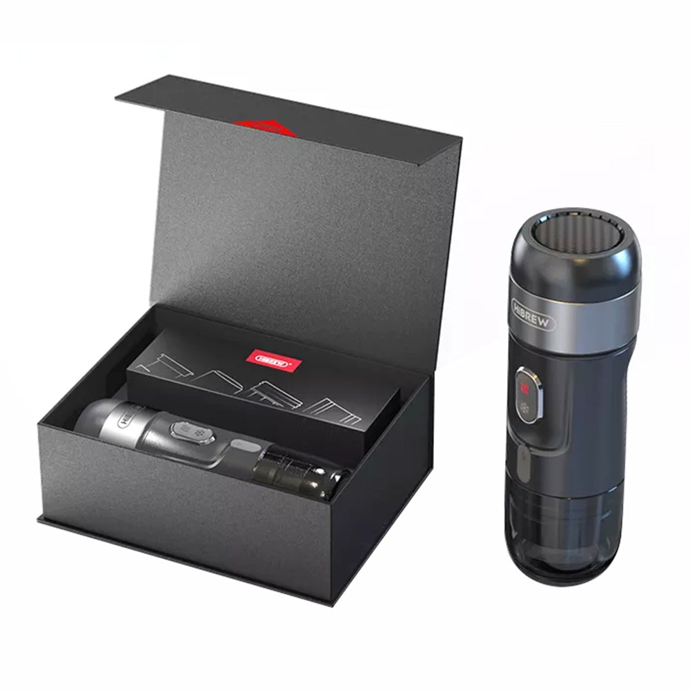 HiBREW H4A 80W Portable 3-in-1 Expresso Coffee Maker with Gift Box for Car &amp; Home
