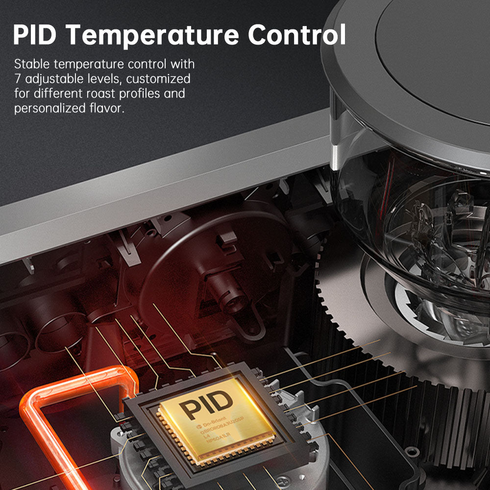 HiBREW H7B Espresso Machine, Dual-heating System, 58mm Portafilter, Built-in Grinder with 30 Size Settings, Touch Screen, for Cafe Hotel Restaurant