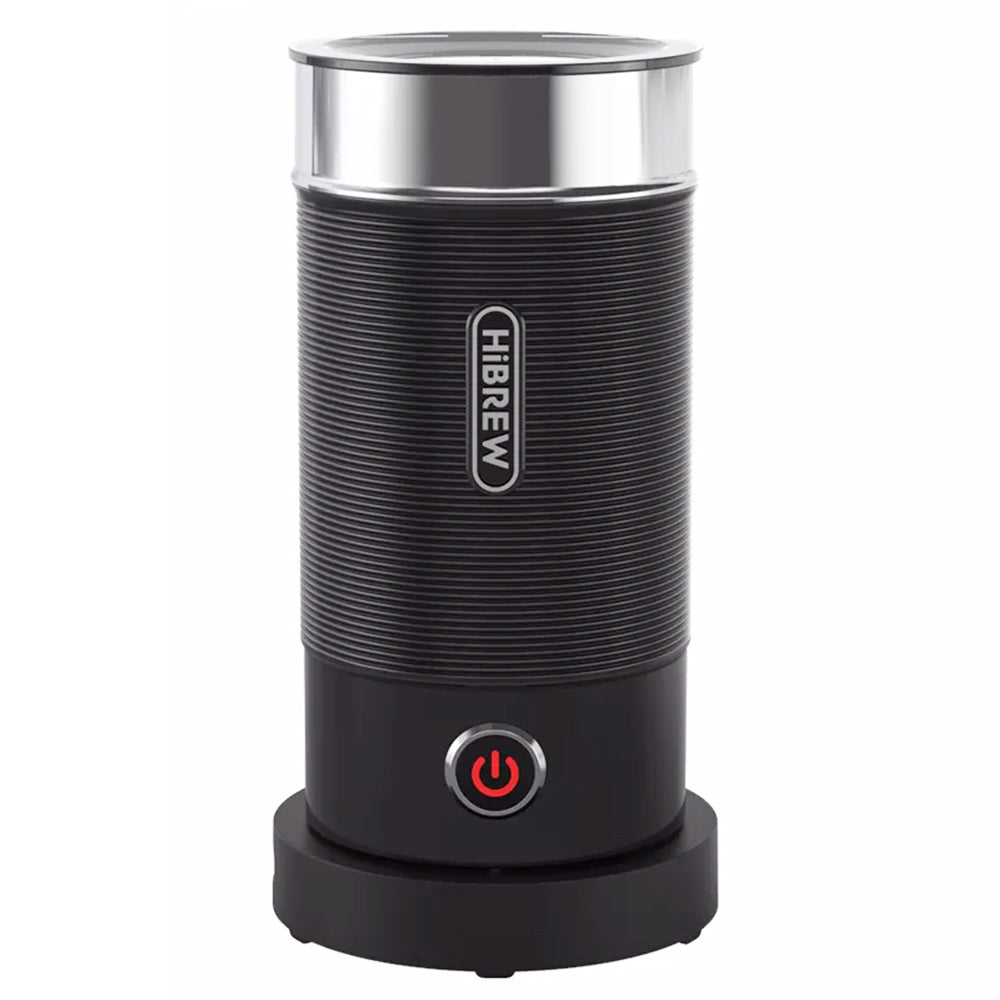 HiBREW M1A 450W Milk Frother Foaming Machine, Chocolate Mixer Cold/Hot Latte Cappuccino, Fully Auto Milk Warmer - Black