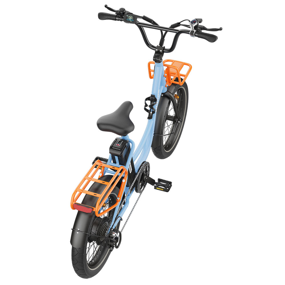 Hidoes C6 Electric Bike, 250W Motor, 36V 13Ah Battery, 20*3 inch Tires, 25km/h Max Speed, 35km Range, Front &amp; Rear Mechanical Disc Brakes, Shimano 7-speed, LCD Display