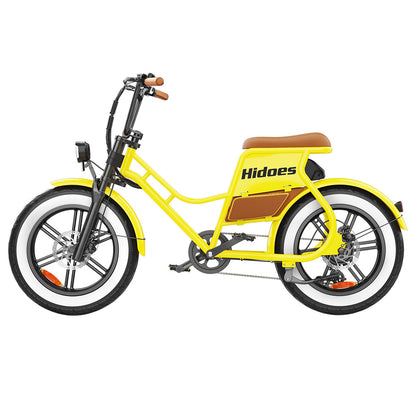 Hidoes C8 Electric Bike, 700W Motor, 48V 17Ah Battery, 20*4.0 inch Fat Tire, 40km/h Max Speed, 55km Range, Front &amp; Rear Disc Brakes, Hydraulic Spring Damping, Shimano 7-speed