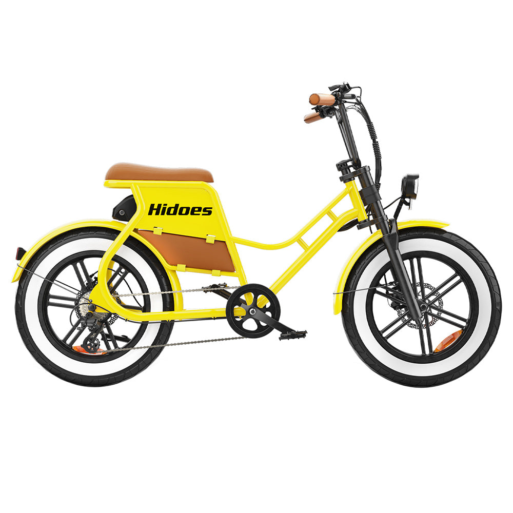 Hidoes C8 Electric Bike, 700W Motor, 48V 17Ah Battery, 20*4.0 inch Fat Tire, 40km/h Max Speed, 55km Range, Front &amp; Rear Disc Brakes, Hydraulic Spring Damping, Shimano 7-speed