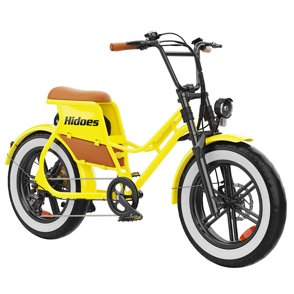 Hidoes C8 Electric Bike, 700W Motor, 48V 17Ah Battery, 20*4.0 inch Fat Tire, 40km/h Max Speed, 55km Range, Front &amp; Rear Disc Brakes, Hydraulic Spring Damping, Shimano 7-speed