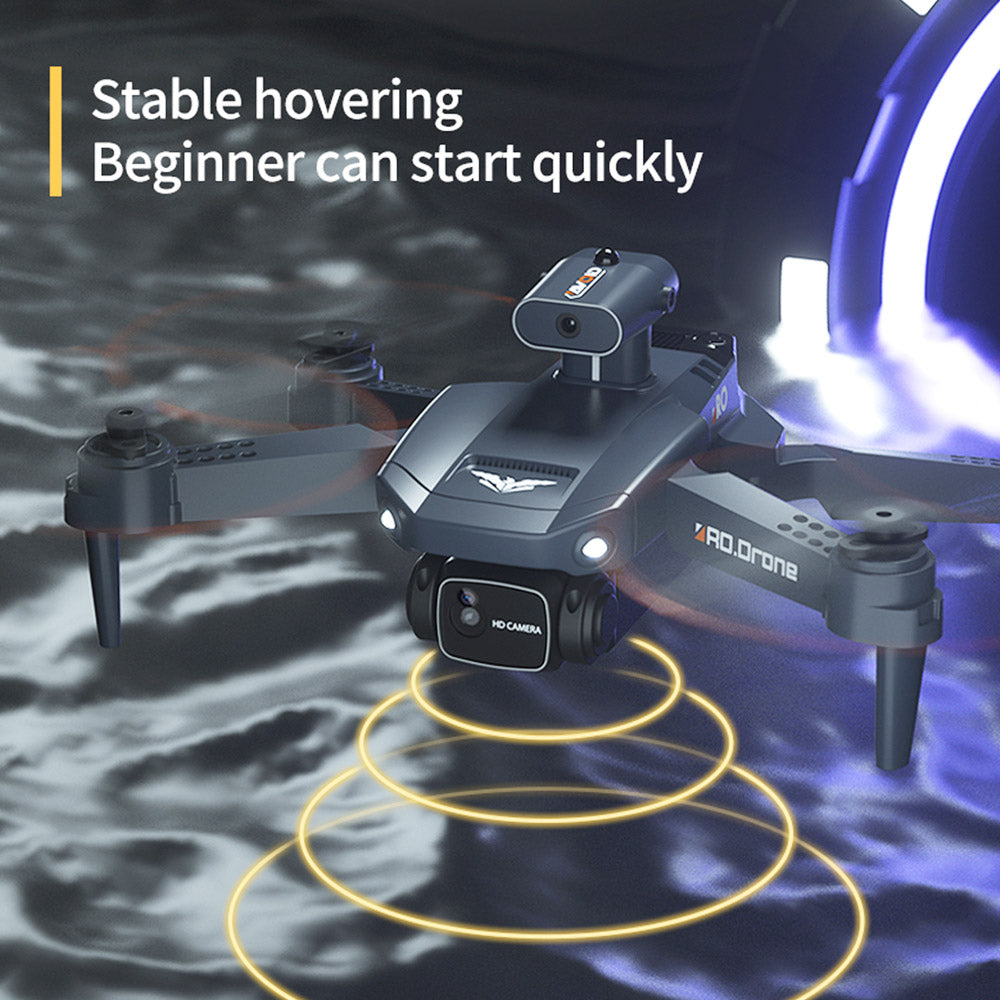 JJRC H106 4K Camera All-Round Obstacle Avoidance Foldable RC Drone Dual Camera Three Batteries - Orange