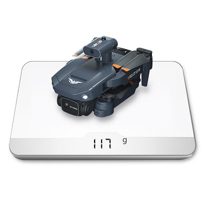 JJRC H106 4K Camera All-Round Obstacle Avoidance Foldable RC Drone Dual Camera Three Batteries - Orange