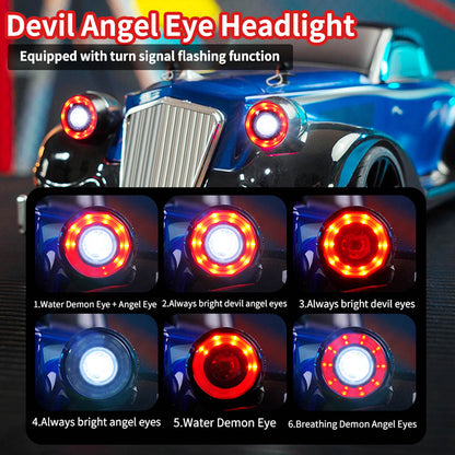 JJRC Q117 F 1:16 2.4G 4WD 35KM/H Drift Car Full Proportional Control with Angle Head Light - Blue