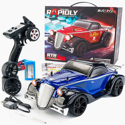 JJRC Q117 F 1:16 2.4G 4WD 35KM/H Drift Car Full Proportional Control with Angle Head Light - Blue