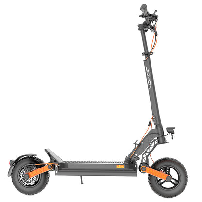JOYOR S5-Z Electric Scooter, 48V 13Ah Battery, 600W Motor, 10*3.0 inch Tires, 25km/h Speed, 55km Range, Aluminum Alloy Frame 6 Light System Turn signal Dual Disc Brake - Black