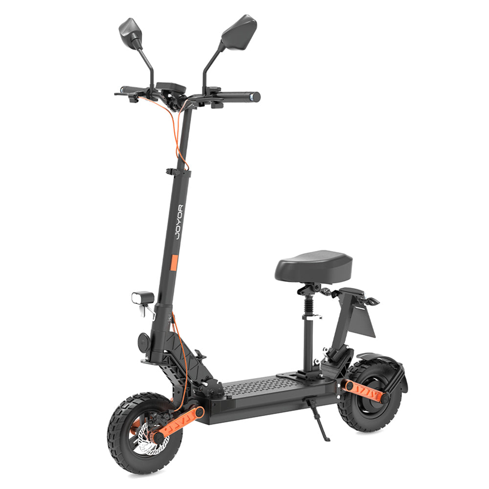 JOYOR S8E Electric Scooter EEC EMark Certified Max 80km Range 800W Motor 48V 26Ah Long-Lasting Battery 10 Inch widen tire 45km/h Max Speed Front &amp; Rear Disc Brake Front &amp; Rear Shock Absorber NFC Integrated display Removable seat