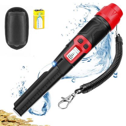KAIWEETS PREC-POINTER I Metal Detector Pinpointer, 360° Detection, IP68 Waterproof, LCD Screen &amp; Flashlight, 3 Alert Modes