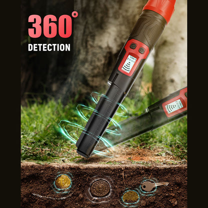 KAIWEETS PREC-POINTER I Metal Detector Pinpointer, 360° Detection, IP68 Waterproof, LCD Screen &amp; Flashlight, 3 Alert Modes