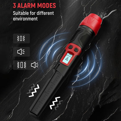 KAIWEETS PREC-POINTER I Metal Detector Pinpointer, 360° Detection, IP68 Waterproof, LCD Screen &amp; Flashlight, 3 Alert Modes