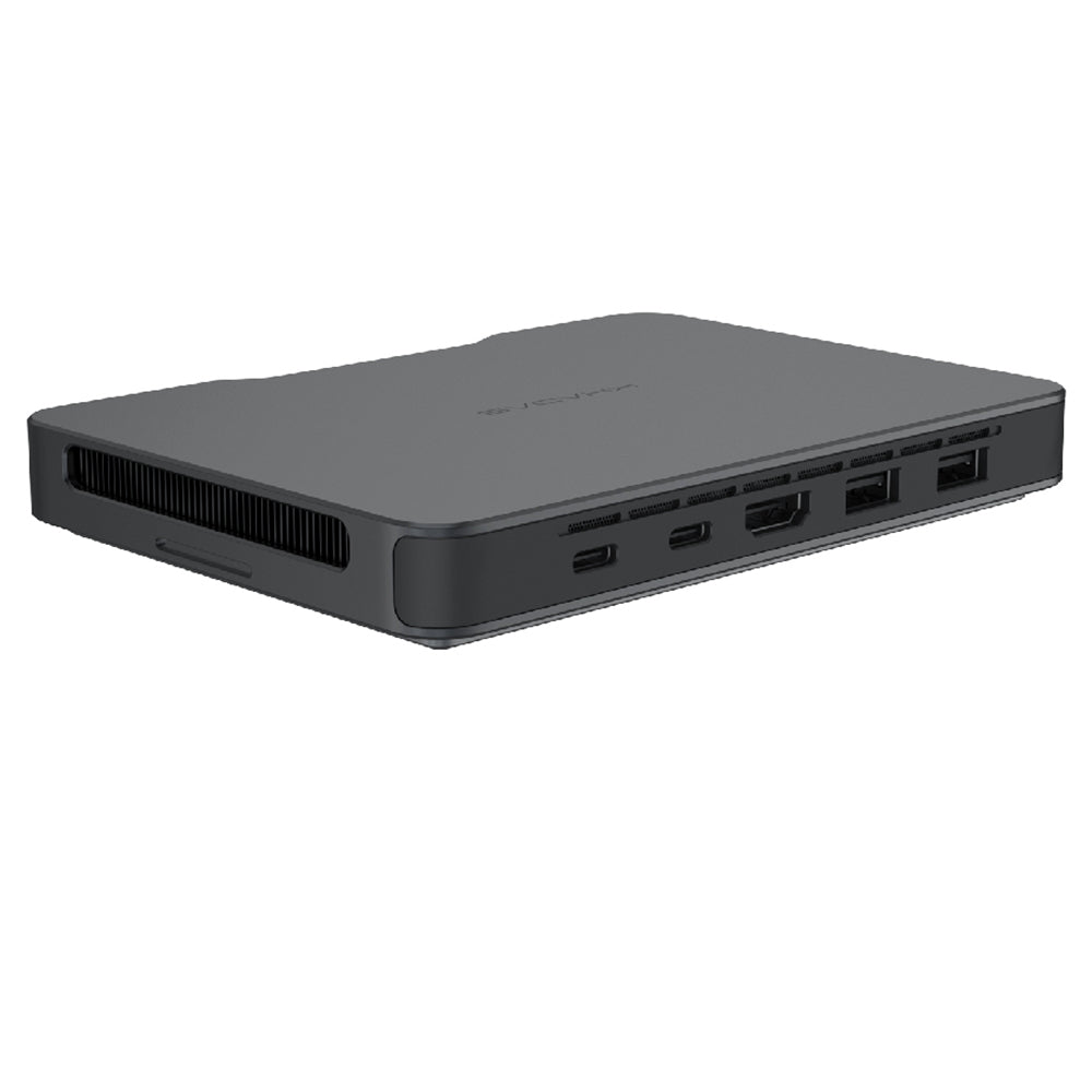 KHADAS Mind Premium Mini PC Portable Workstation, Intel Core i7-1360P 12 Cores Up to 5.0GHz, 32GB RAM 1TB SSD, WiFi 6E Bluetooth 5.2, Built-in 5.55Wh Battery, 2*USB Type-C 1*HDMI 2.0 2*USB 3.2, Mind App - EU Plug