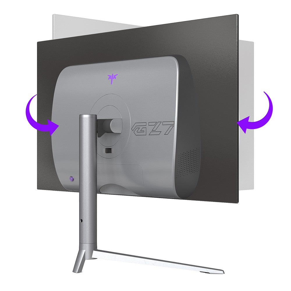 KTC G27P6 27-inch LG OLED Gaming Monitor, 2560x1440 16:9 240Hz Refresh Rate, 1500000:1 Constrast Ratio, 136% sRGB HDR10 0.03ms GTG Response Time, Low Blue FreeSync&amp;G-Sync, 3xUSB3.0 2xHDMI2.0 DP1.4 Type-C, Built-in Speakers KVM 65W Reverse Charge VESA