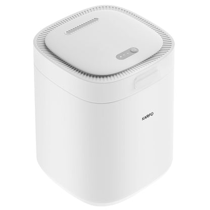Karfo UF006-EC Electric Waste Kitchen Composter, 2.5L Capacity, Odorless/Auto-Cleaning/ 3 Modes/Low Noise, Turn Food Waste into Fertilizer for Indoor Plants, Outdoor Garden, White