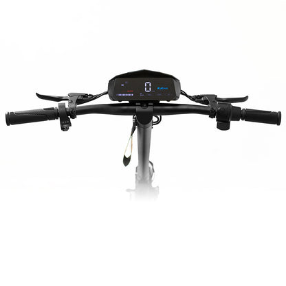 Kukirin G2 Foldable Electric Scooter 2025 Upgrade 800W Motor 48V 15Ah Battery 10-inch Tire 45km/h Max Speed 55km Range Touchscreen Display Disc Brake 7 Light System - Black