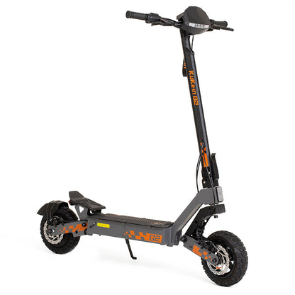 Kukirin G2 Foldable Electric Scooter 2025 Upgrade 800W Motor 48V 15Ah Battery 10-inch Tire 45km/h Max Speed 55km Range Touchscreen Display Disc Brake 7 Light System - Black