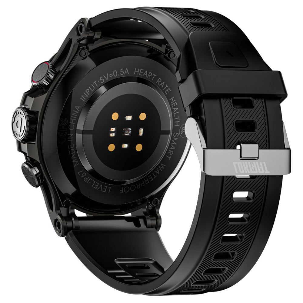 LOKMAT APPLLP 4 Smartwatch, 1.508-inch AMOLED Screen, Support 4G/5G SIM Card, Heart Rate Blood Oxygen Monitoring, NFC Function, GPS Positioning