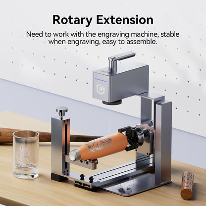LONGER Laser Rotary Chuck for Nano/ Nano Pro, with 3 Sets of Jaws, 180° Rotation Adjustment