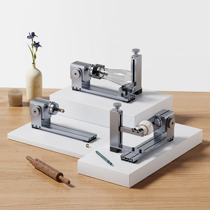 LONGER Laser Rotary Chuck for Nano/ Nano Pro, with 3 Sets of Jaws, 180° Rotation Adjustment