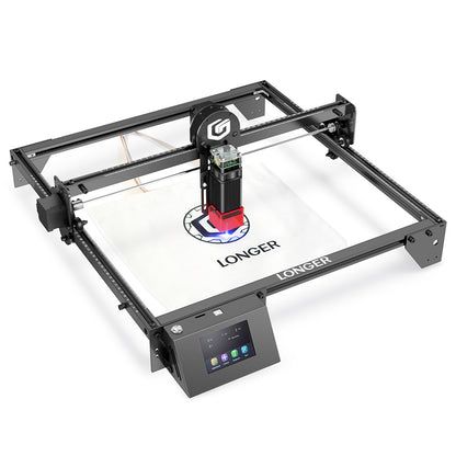 LONGER RAY5 5W Laser Engraver, 32-Bit Chipset, WIFI Connection, 3.5" Touch Screen &amp; Offline Carving, 0.08x0.08mm Spot, 10000mm/min Max Speed, 400mmx400mm