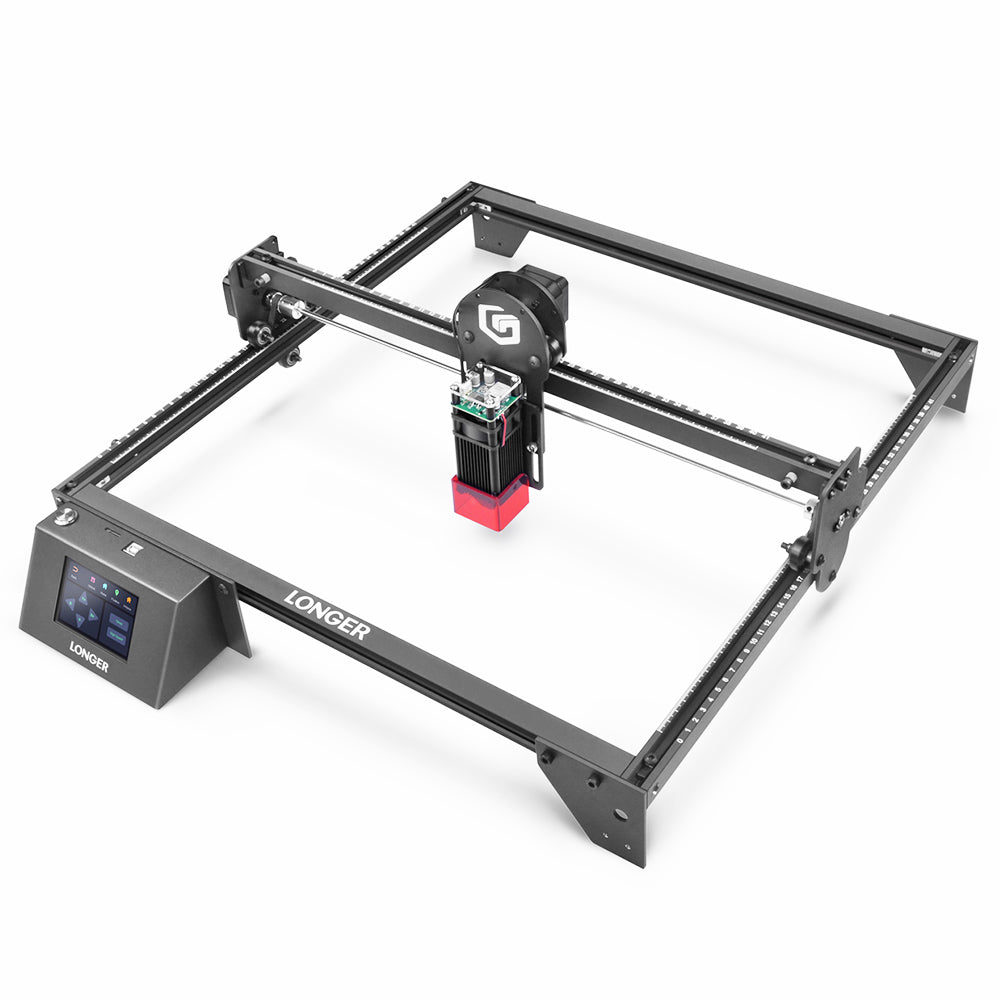 LONGER RAY5 5W Laser Engraver, 32-Bit Chipset, WIFI Connection, 3.5" Touch Screen &amp; Offline Carving, 0.08x0.08mm Spot, 10000mm/min Max Speed, 400mmx400mm