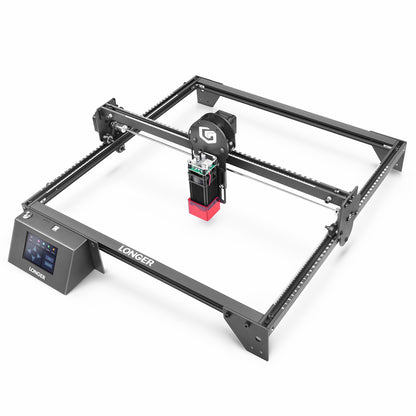 LONGER RAY5 5W Laser Engraver, 32-Bit Chipset, WIFI Connection, 3.5" Touch Screen &amp; Offline Carving, 0.08x0.08mm Spot, 10000mm/min Max Speed, 400mmx400mm