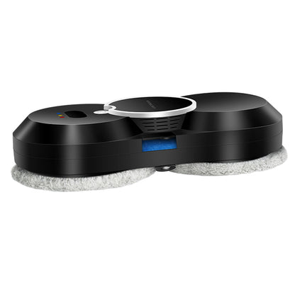 Liectroux HCR-10 Robot Window Vacuum Cleaner, 30ml Water Tank, Ultrasonic Water Spraying, 2800Pa Suction, 6.8cm Ultra-thin Body - Black