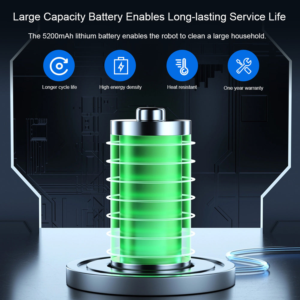 Liectroux N7S-U Robot Vacuum Cleaner and Wet Mop Combo, Smart Mapping, WiFi App, 6000Pa Suction, 120min Runtime, 400ml Dustbin &amp; 250ml Water Tank, WiFi App, Works With Alexa and Google Assistant, for Pet Hair, Carpet, Hard Floor