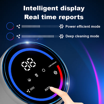 Liectroux i10 Cordless Stick Vacuum Cleaner, Smart Dust Sensing, 250W BLDC, 27kPa Suction, Colorful Touch Screen, LED Front Light, 45mins Runtime, for Carpet, Floor, Car &amp; Pet Hair