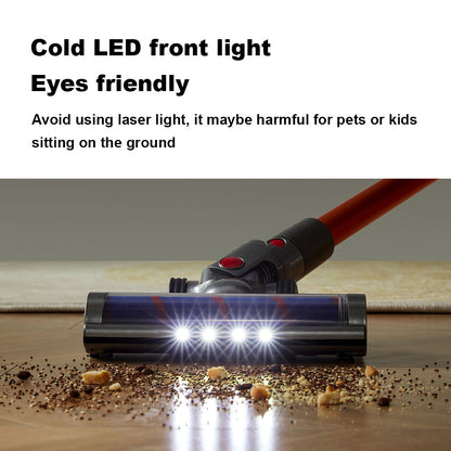 Liectroux i10 Cordless Stick Vacuum Cleaner, Smart Dust Sensing, 250W BLDC, 27kPa Suction, Colorful Touch Screen, LED Front Light, 45mins Runtime, for Carpet, Floor, Car &amp; Pet Hair