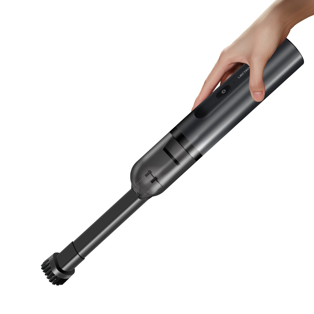 Liectroux i5 Handheld Vacuum Cleaner, 12,000 Strong Suction, 2500mAh Battery, up to 35min Runtime, Brushless Motor, Low Noise, 120ml Dustbin, House and Vehicle Cleaning
