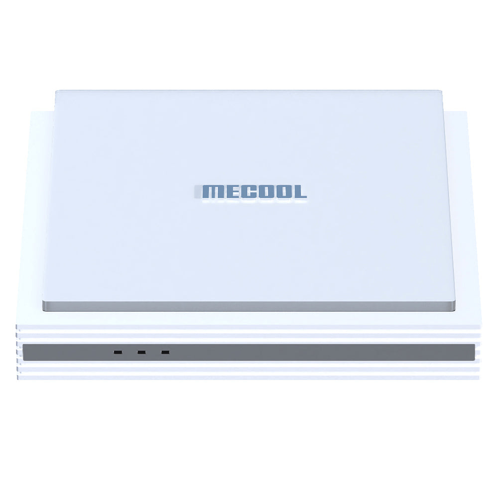 MECOOL KM2 PLUS Deluxe TV Box, Android 11, 4K HDR Output, Amlogic S905X4-J Quad Core, 4GB RAM 32GB ROM, WiFi 6 Bluetooth 5.0, Dolby Vision &amp; Dolby Atmos,  2*USB 2.0 1*HDMI 1*AV 1*LAN 1*TF Card Slot 1*SPDIF Optical 1*Earphone Port - EU Plug