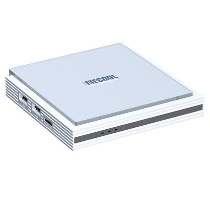 MECOOL KM2 PLUS Deluxe TV Box, Android 11, 4K HDR Output, Amlogic S905X4-J Quad Core, 4GB RAM 32GB ROM, WiFi 6 Bluetooth 5.0, Dolby Vision &amp; Dolby Atmos,  2*USB 2.0 1*HDMI 1*AV 1*LAN 1*TF Card Slot 1*SPDIF Optical 1*Earphone Port - EU Plug