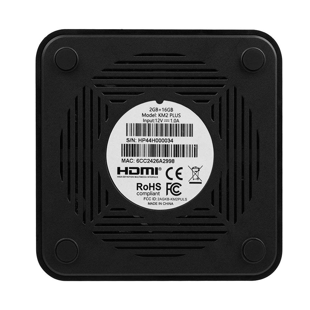 MECOOL KM2 PLUS Netflix Supported Google Android TV 11.0 Smart TV BOX, Amlogic S905X4 2GB RAM 16GB eMMC AV1 Ultra 4K HDR 2.4G/5.0GHz WiFi BT5.0 SPDIF Google Assistant Dolby Atmos Audio Ethernet Multi-streamer Home Media Player Set Top Box - EU Plug