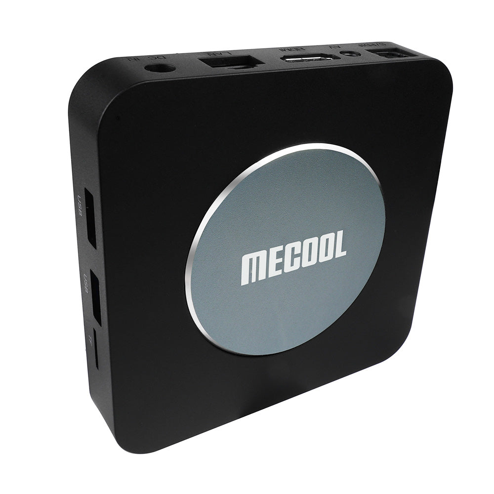 MECOOL KM2 PLUS Netflix Supported Google Android TV 11.0 Smart TV BOX, Amlogic S905X4 2GB RAM 16GB eMMC AV1 Ultra 4K HDR 2.4G/5.0GHz WiFi BT5.0 SPDIF Google Assistant Dolby Atmos Audio Ethernet Multi-streamer Home Media Player Set Top Box - EU Plug