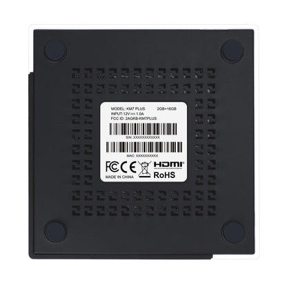 MECOOL KM7 Plus TV Box Android 11 Amlogic S905Y4 Quad-Core A35, 4K HDR, 2GB DDR4 16GB EMMC, 5G WiFi, Bluetooth 5.0