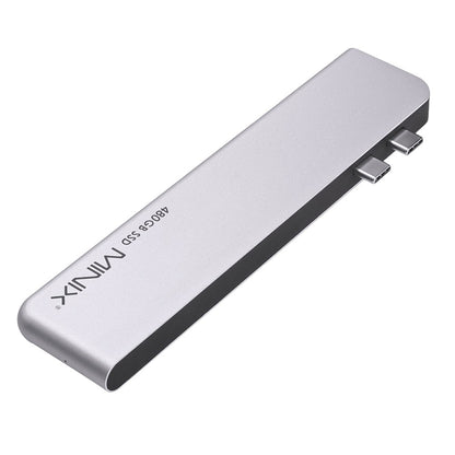 MINIX SD4 GR USB-C 480GB SSD for Apple MacBook Air/Pro, 400MB/s Read &amp; 415MB/s Write Speed, 1*4K@60HZ HDMI, 1* 5K@60Hz Thunderbolt 3, 1*USB 3.0 Data Transfer Up to 5Gbps - Grey