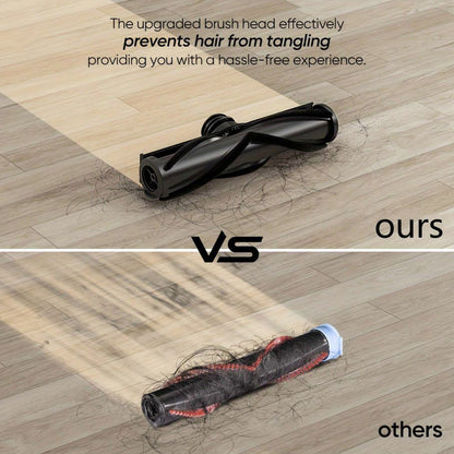 MOOSOO TD1-Mate Cordless Vacuum Cleaner, 33kPa Suction, LED Display, 45min Runtime, 420W Brushless Motor, Green Light, for Hardwood Floor Carpet Pet Hair