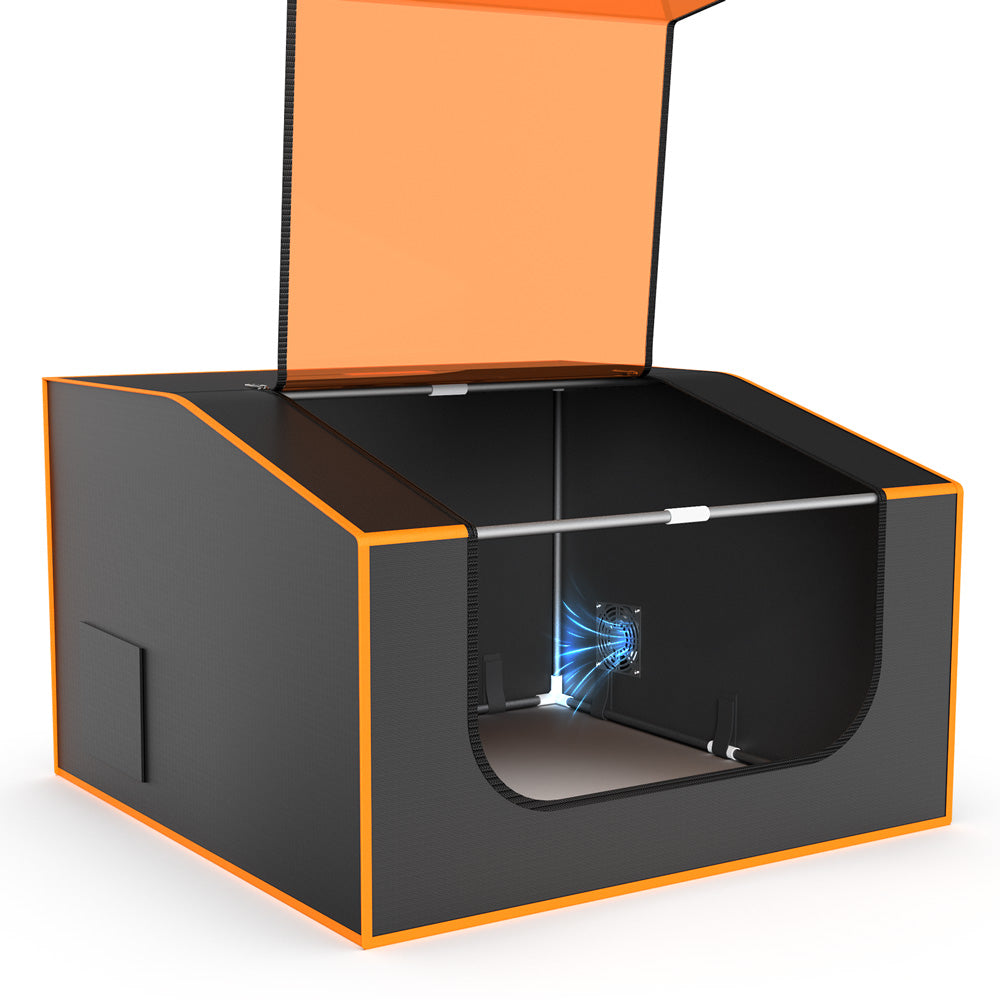 Mecpow FC2 Fireproof Enclosure with Fan for Mecpow X5/X5 Pro Sculpfun S30 Ultra Series, 950*930*460mm