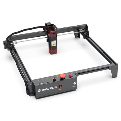 Mecpow X3 Laser Engraver, 5W Laser Power, Fixed-Focus, 0.01mm Accuracy, 10000 mm/min Engraving Speed, Safety Lock, Emergency Stop, Flame Detection, Gyroscope Sensor, 410x400mm