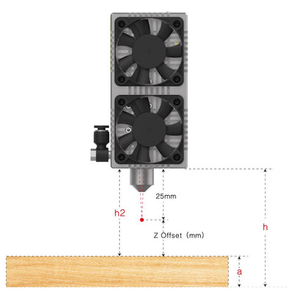 NEJE Max 4 Laser Engraver Cutter, E80 Laser Module, 24W Laser Power, GRBL Wireless Control, Motor Driver Z Axis, Auto Air-Assist, 0.1*0.1mm Focus, 4-Axis Control, Works Vertically, 750*460mm