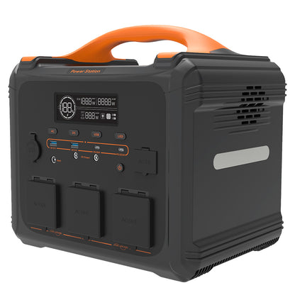 NEWSMY S1210 1200W 1102.5Wh Portable Power Station, LiFeMnPo4 Battery, 1.2 Hours Quick Charge, PD100W Output, 230V/1200W (Peak 2400W) Pure Sine Wave