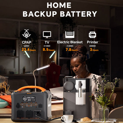 NEWSMY S1210 1200W 1102.5Wh Portable Power Station, LiFeMnPo4 Battery, 1.2 Hours Quick Charge, PD100W Output, 230V/1200W (Peak 2400W) Pure Sine Wave