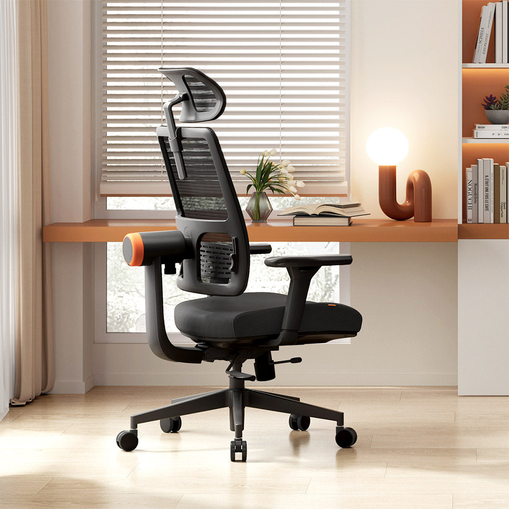 NEWTRAL MAGICH002 Ergonomic Chair, Auto-Following Backrest, Adaptive Lower Back Support, Adjustable Headrest Seat Depth, 4D Armrest Recliner, 3 Positions to Lock
