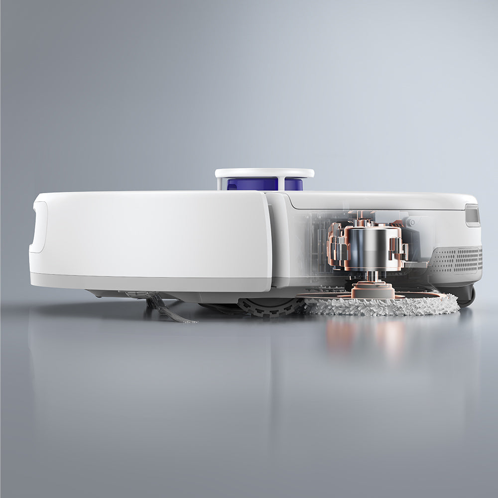 Narwal Freo Z Ultra Robot Vacuum and Mop with Base Station, 12,000Pa Power, Self-Empty, Dual-camera, Zero-Tangling, 120-day Maintenance-Free, Auto Mop Lifting To 12mm, Tri-Laser Obstacle Avoidance, AI-Adaptive Hot Water Washing &amp; Drying - White