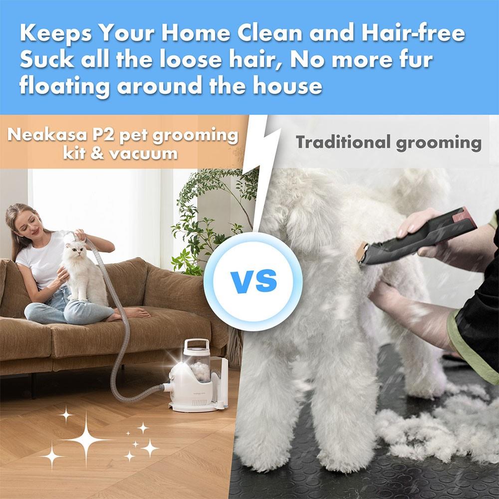 Neakasa P2 Pro Dog Grooming Kit &amp; Vacuum for Dogs Cats | Vacuum For Pet Hair
