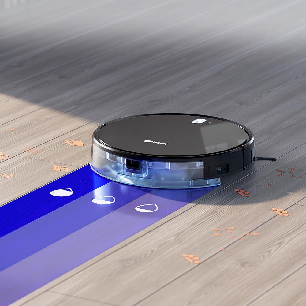 Neatsvor X520 Robot Vacuum Cleaner and Mop, 6000Pa Suction, 5200mAh Battery, Wi-Fi/APP Control, 3-in-1 Cleaning, Intelligent Navigation 3.0, HEPA Filtration, and Voice Control for Carpets and Hard Floors, Black