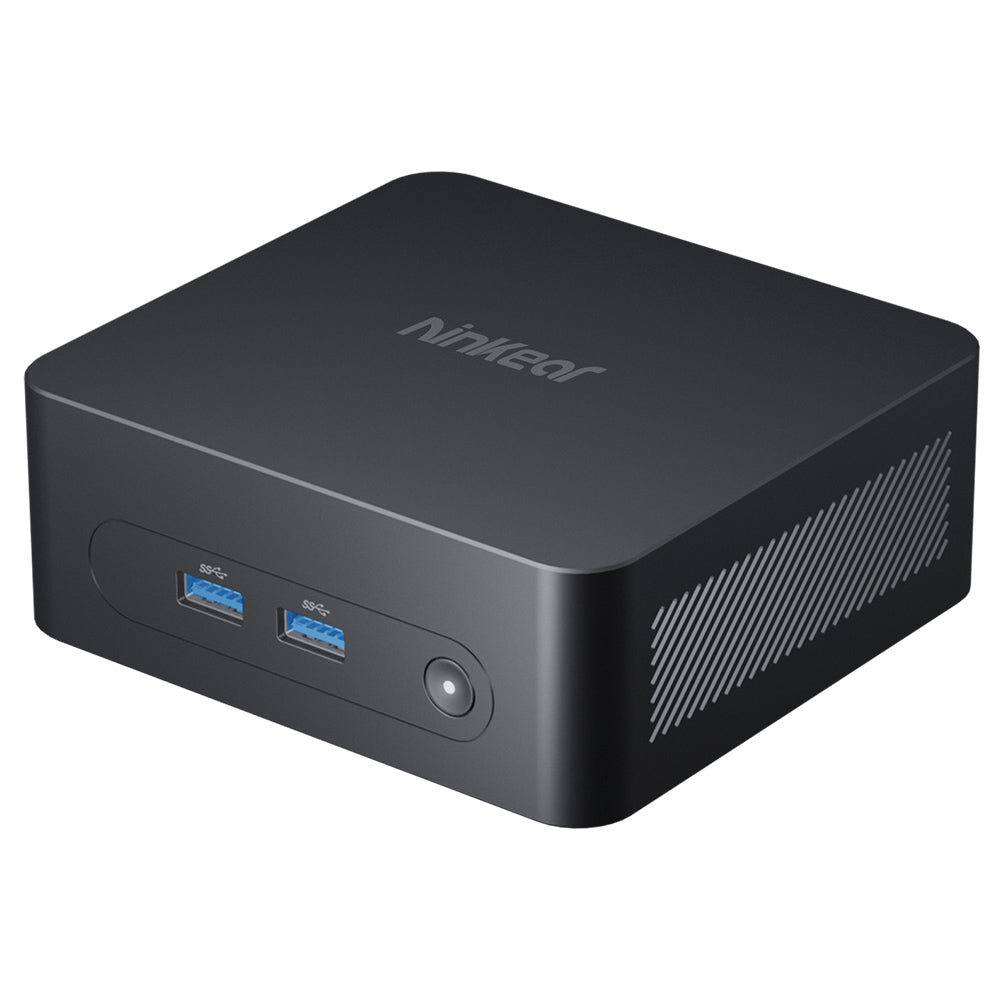 Ninkear N10 Mini PC, Intel N100 4 Cores Max 3.4GHz, 16GB RAM 512GB SSD, 2*HDMI 2.0 (4K@60Hz) Dual Display, 2.4/5GHz WiFi Bluetooth 5.0, 3*USB 3.0 1*USB 2.0 1*RJ45 1*Headphone Jack