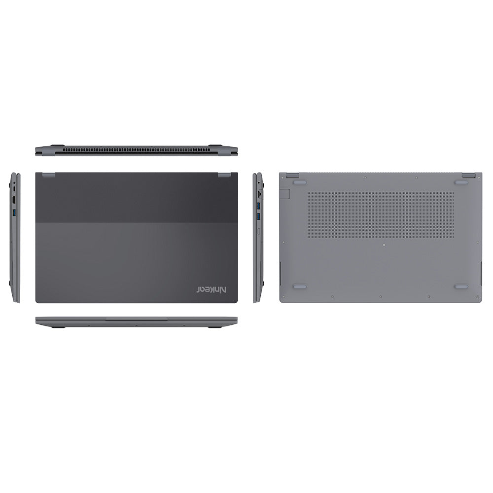Ninkear YBOOK15 2-in-1 Laptop, 360° Flip 15.6-inch 1920*1080 Touchscreen, AMD Ryzen 3 3200U 2 Cores Max 3.5GHz, 16GB RAM 512GB SSD, 2.4/5GHz WiFi Bluetooth 4.2 , 1*USB3.0, 2*USB2.0, 1*Type-C (Data Only), 1*HDMI, 1*RJ45, 1*Headphone Jack, 38Wh Battery